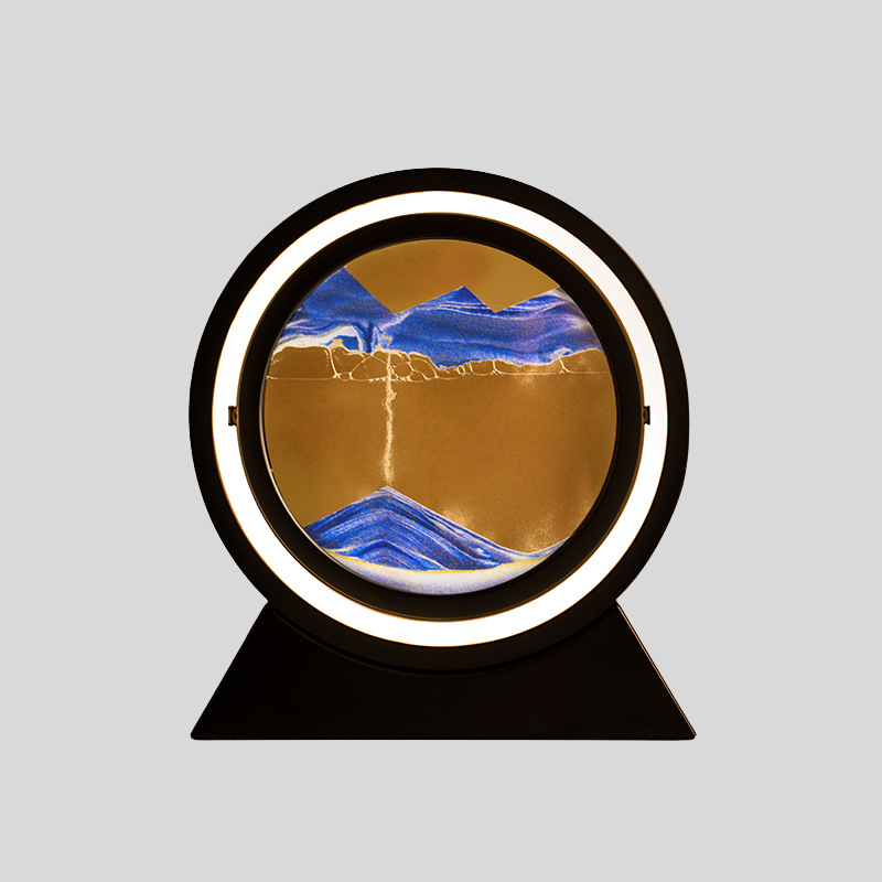 LEDTimeSand | Sablier 3D avec Éclairage LED – Œuvre d'Art Mobile & Lumière Ambiance | Valuna