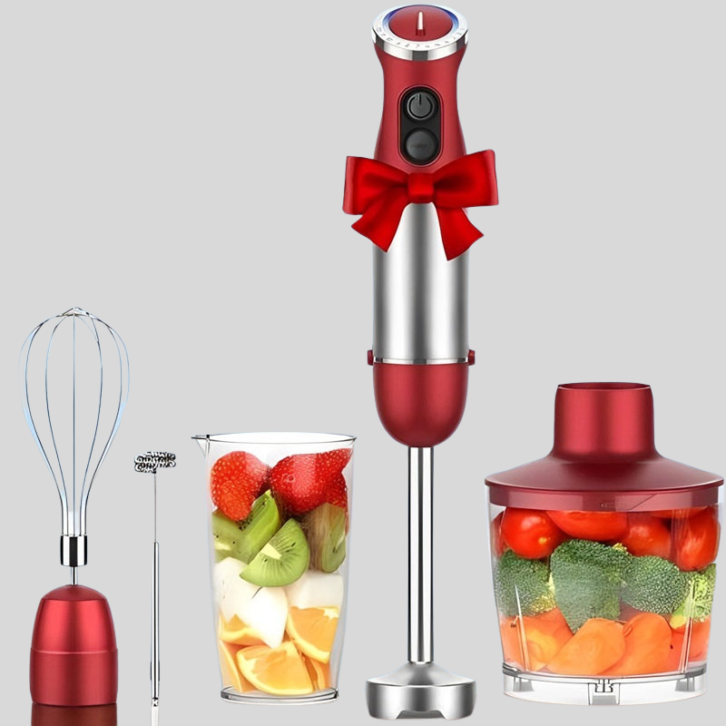 BlendMaster | Mixeur Plongeant Multifonction 5-en-1 – Préparez Smoothies, Soupes & Sauces Facilement | Valuna