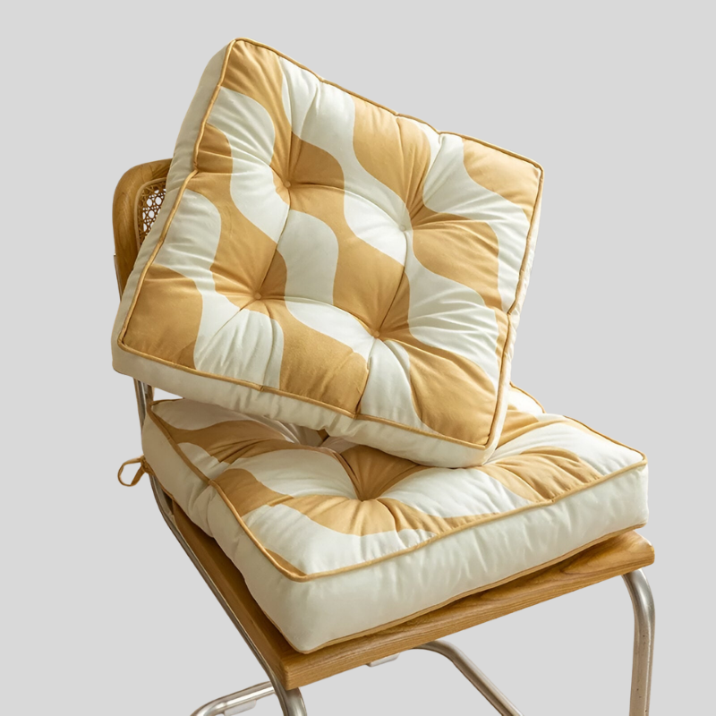 AbstractSeatPad | Coussin de Siège Imprimé – Design Abstrait Confort & Style | Valuna