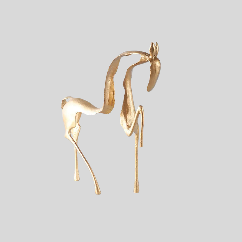 MetalHorseArt | Sculpture de Cheval en Métal Abstrait – Pièce Artistique Moderne | Valuna