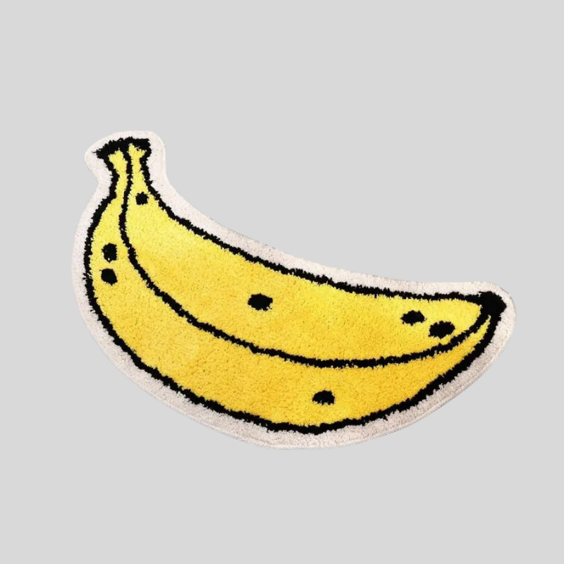 BananaBathMat | Tapis De Salle De Bain Amusant – Antidérapant Et Lavable En Machine | Valuna