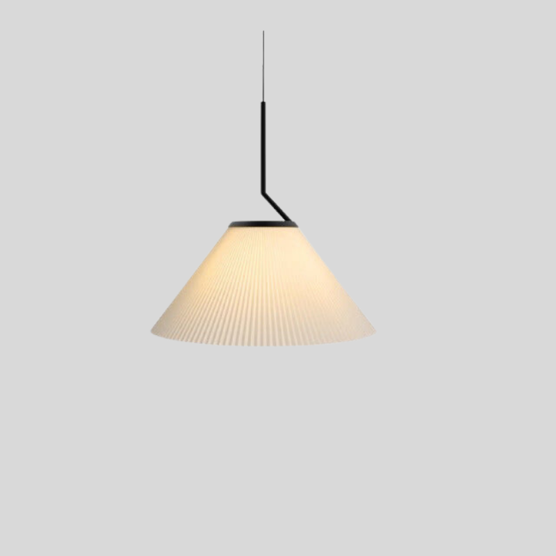 NordicPlissé | Suspension Crème En Tissu LED – Design Scandinave Élégant Pour Intérieur | Valuna