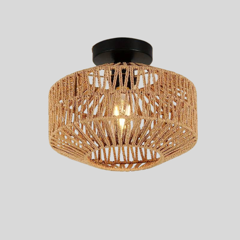 BohoRattan | Suspension Bohémienne – Rattan Fait Main Pour Salon & Chambre | Valuna