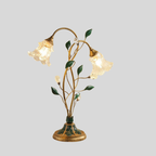 FleurLume | Lampe De Table Fleurie Française – Élégance Romantique & Lumière Douce | Valuna
