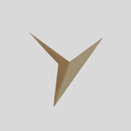 Trianglo | Lampe Murale Triangulaire Moderne – Design Créatif & Lumière Ambiante | Valuna