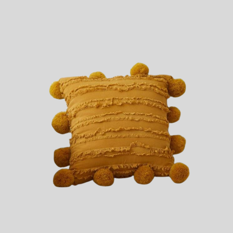 PomPomLux | Housse De Coussin Décorative – Style Ludique Et Confort Moderne | Valuna