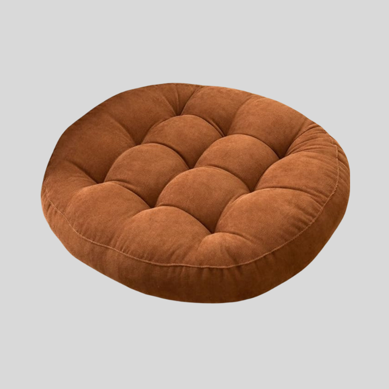 VeluRound | Coussins Ronds En Velours Rembourrés – Confort Luxueux & Style Chic | Valuna