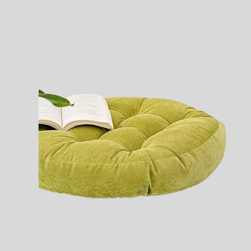 VeluRound | Coussins Ronds En Velours Rembourrés – Confort Luxueux & Style Chic | Valuna