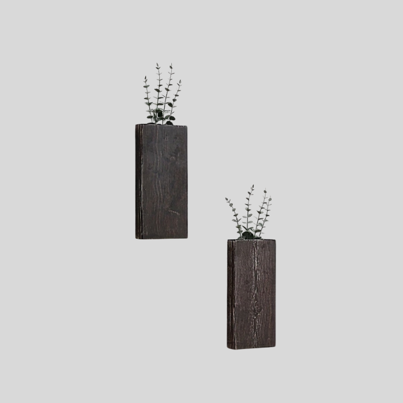 RusticWall | Vase Murale En Bois – Ambiance Naturelle Pour Tout Intérieur | Valuna