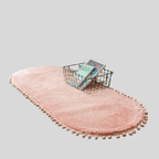 PomPomOval | Tapis Ovale Antidérapant – Style Ludique & Confortable | Valuna