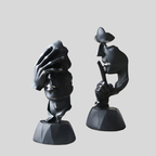 FaceArt | Sculpture de Visage Abstraite – Décoration Murale Artistique et Moderne | Valuna