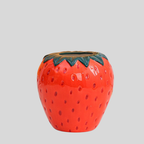 Strawberry Art | Décoration Artistique De Vase En Forme De Fraise | Valuna