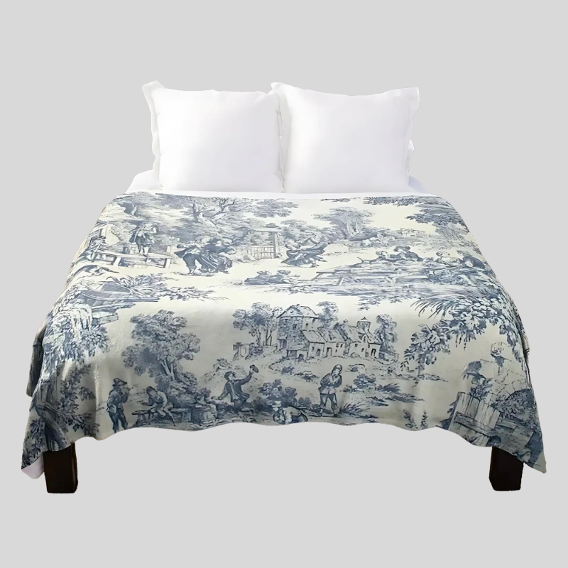 Fluffy Chenille | Couverture Avec Franges Pour Décoration De Canapé | Valuna