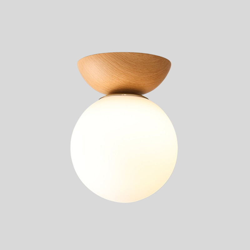 Vintora | Suspension En Fer Et Verre Au Design Élégant Et Aspect Bois Vintage | Valuna