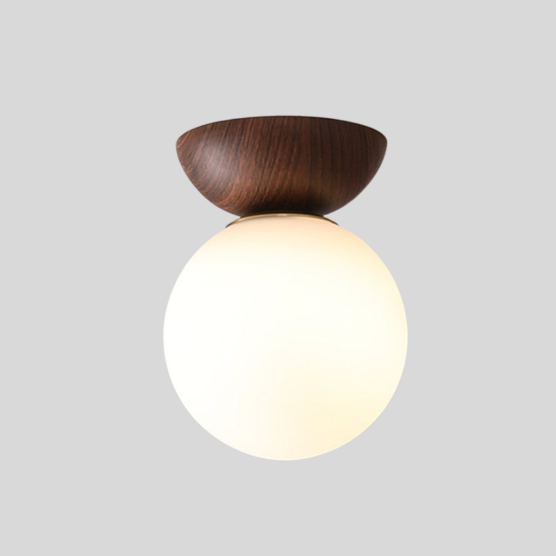 Vintora | Suspension En Fer Et Verre Au Design Élégant Et Aspect Bois Vintage | Valuna