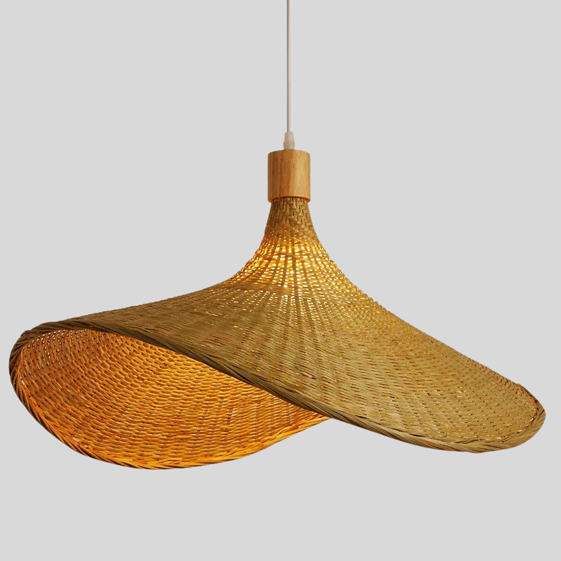 LuxeGlow | Suspension En Rotin Pour Table À Manger | Valuna