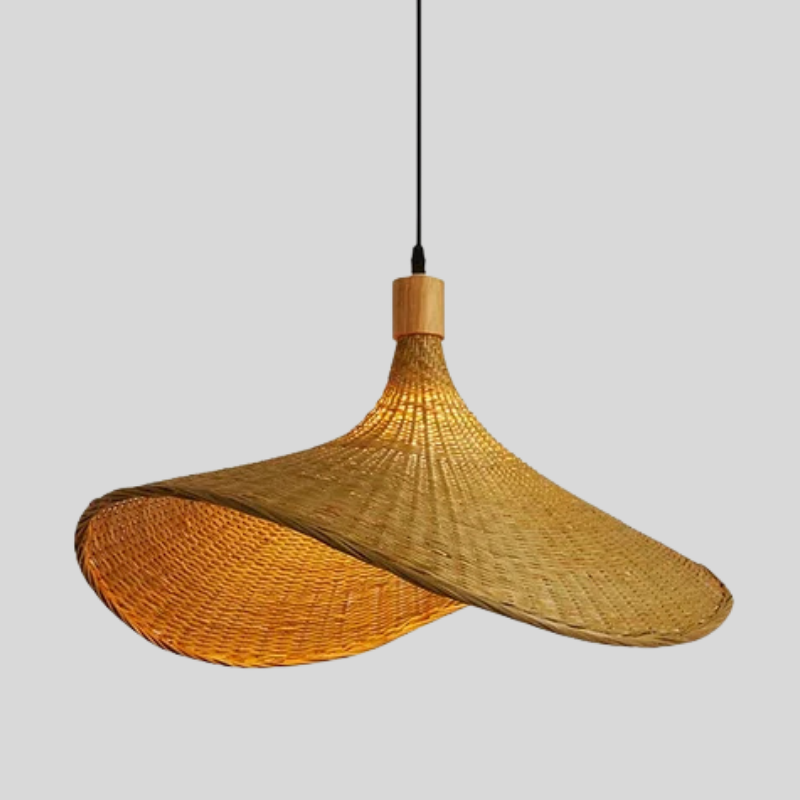 LuxeGlow | Suspension En Rotin Pour Table À Manger | Valuna