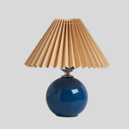 Plissé Glow Lampe de Table avec Abat-Jour Plissé pour Intérieur – Valuna