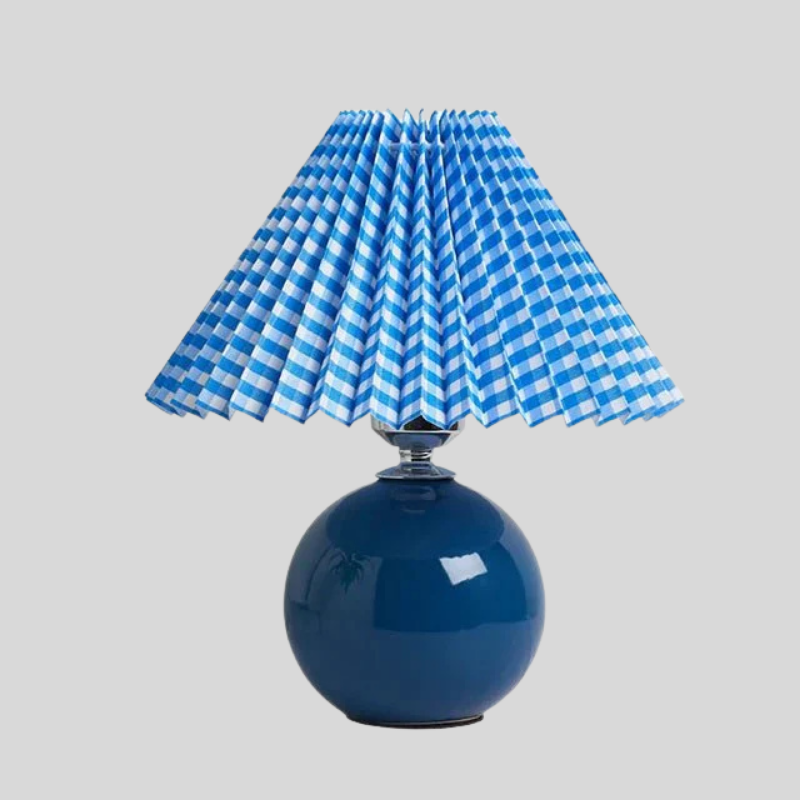 Plissé Glow | Lampe De Table Avec Abat-Jour De Luxe Plissé | Valuna