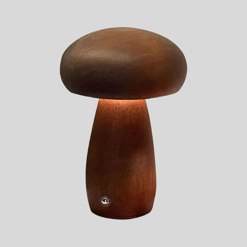 Lumwood | Lampe De Nuit Led Dimmable En Bois Avec Chargement Usb | Valuna