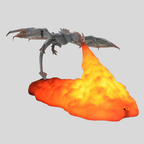 Dragon Light 3D | Lampe De Table Rechargeable – Lumière Magique De Nuit | Valuna