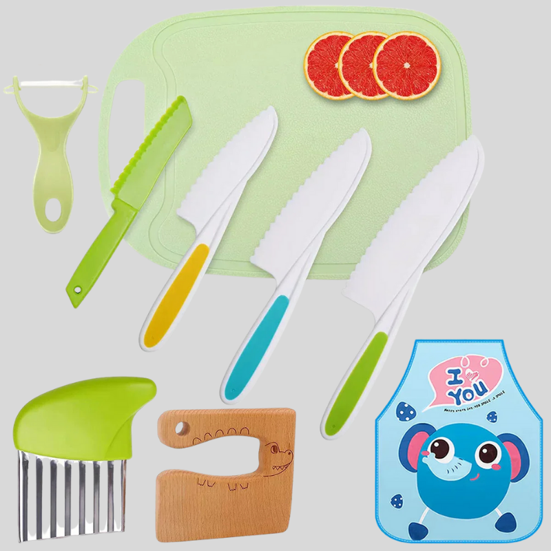 KidCutlery Ustensiles de Cuisine Colorés pour Enfants - Valuna