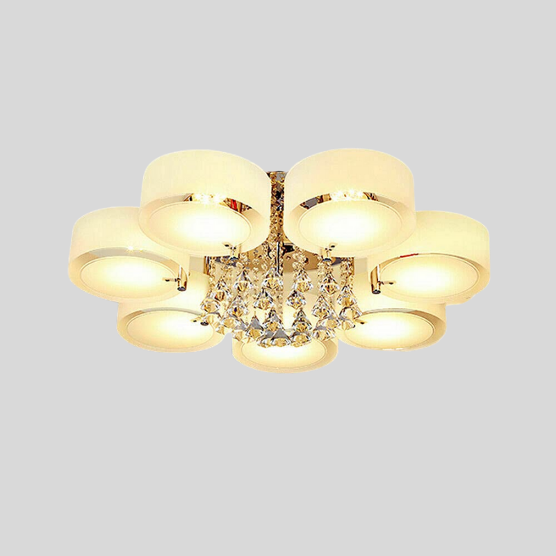 Crystal Beam | Plafonnier En Cristal LED À 7 Ampoules | Valuna