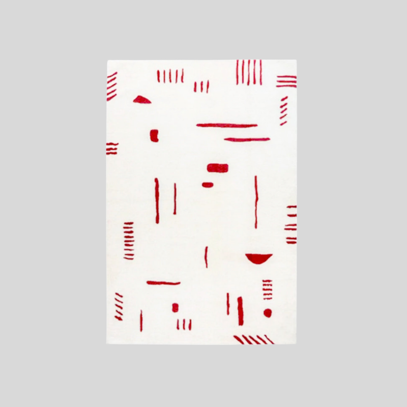 Retro Rouge | Tapis Rétro En Rouge Pour Un Style Intérieur Vibrant | Valuna