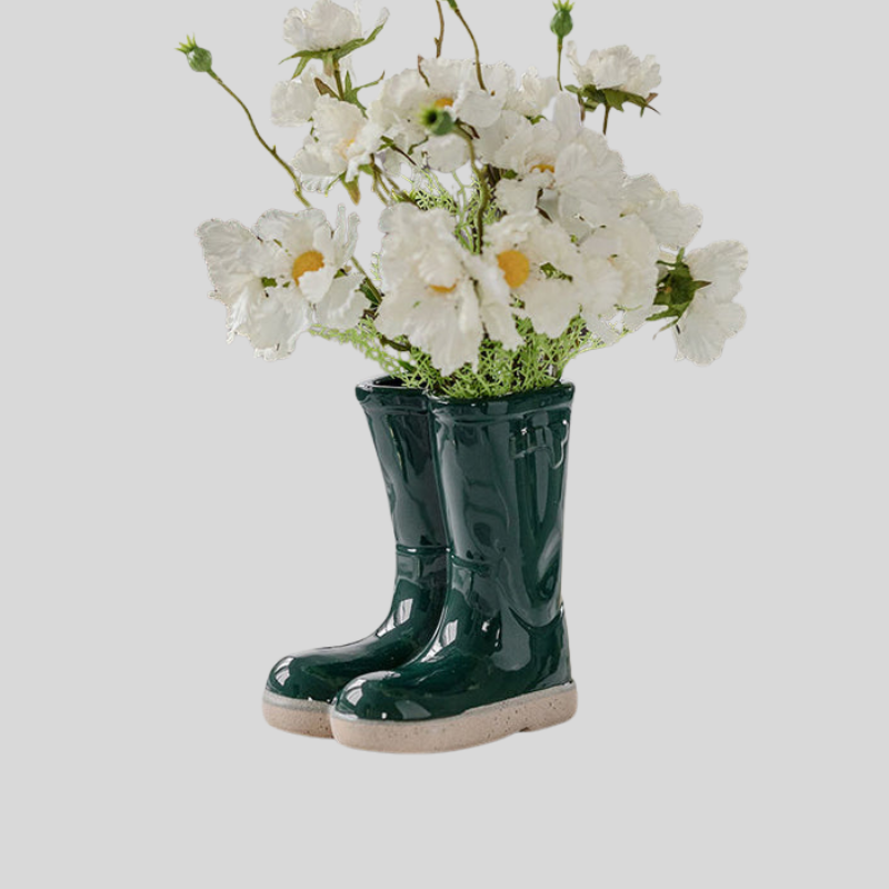 Bootique | Vase En Céramique Inspiré Des Bottes En Caoutchouc | Valuna