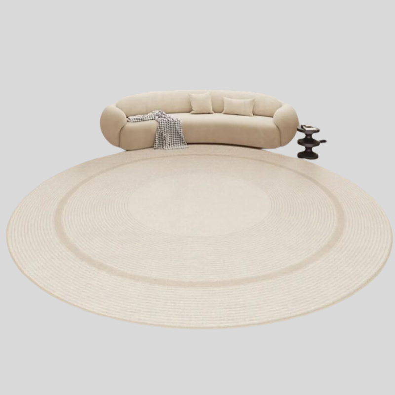 Soft Plush | Tapis Rond En Peluche Doux Pour Une Décoration Intérieure Confortable | Valuna