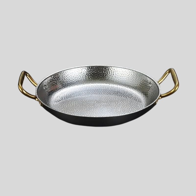 SteelChef | Casserole En Acier Inoxydable Martelé Pour Poêles, Sauces Et Cuisine Polyvalente | Valuna