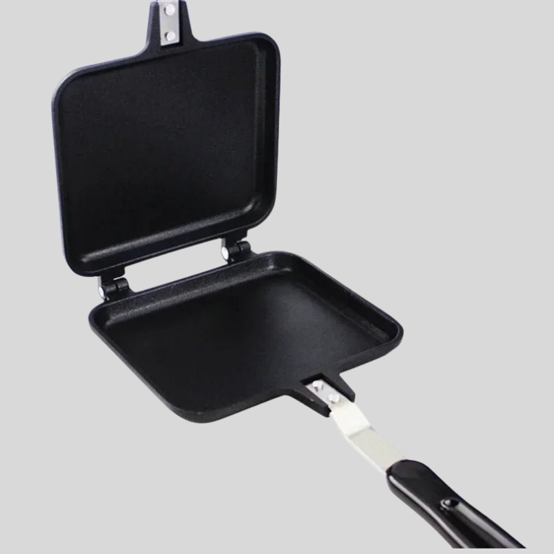 Broiloris | Poêle À Sandwich Antiadhésive Double Face En Alliage D'Aluminium 35×15 Cm | Valuna