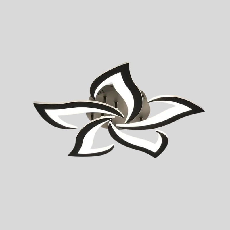 AcrylicGleam | Lampe de Plafond Moderne avec Télécommande et LED – Éclairage Pratique et Design | Valuna