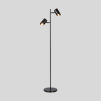 KisoroLamp | Lampe Sur Pied Noire Minimaliste & Moderne | Valuna