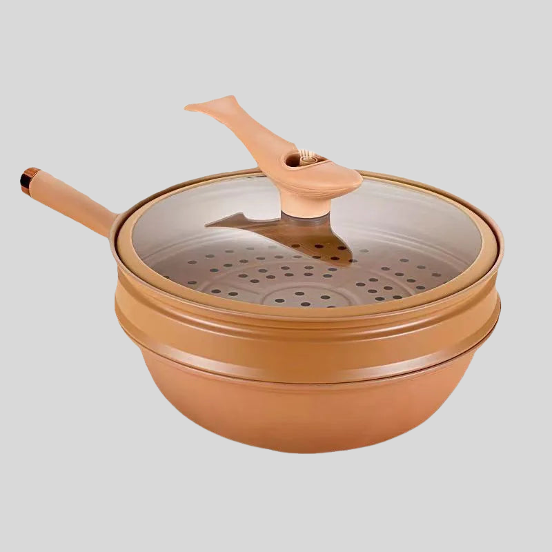 Vega | Wok Pro Ultrasmart Avec Panier Vapeur | Valuna