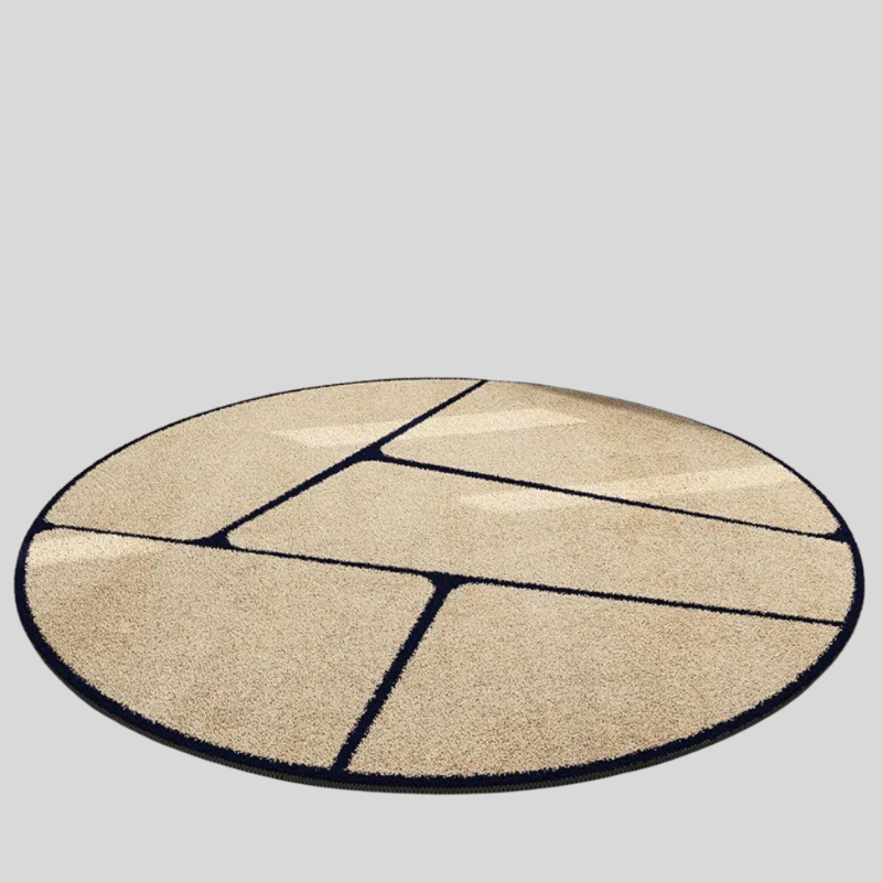 Paris Luxe | Tapis Rond De Style Français Élégant Et Raffiné | Valuna