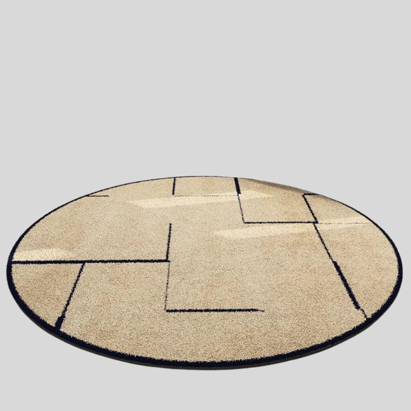 Paris Luxe | Tapis Rond De Style Français Élégant Et Raffiné | Valuna