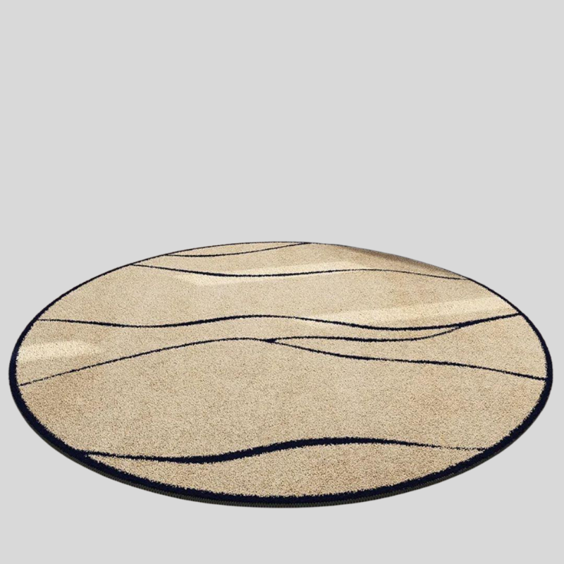 Paris Luxe | Tapis Rond De Style Français Élégant Et Raffiné | Valuna