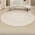 Soft Plush | Tapis Rond En Peluche Doux Pour Une Décoration Intérieure Confortable | Valuna