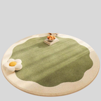 FloraPlush | Tapis Antidérapant À Fleurs Moelleux Pour Décoration Intérieure Et De Bureau | Valuna