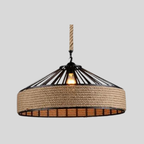 RopeGlow | Lampe Suspendue Rustique Moderne Pour Salon & Salle À Manger | Valuna