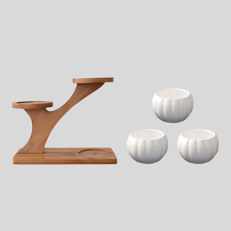 Pumpkin Stand | Support De Plante En Céramique En Forme De Citrouille | Valuna