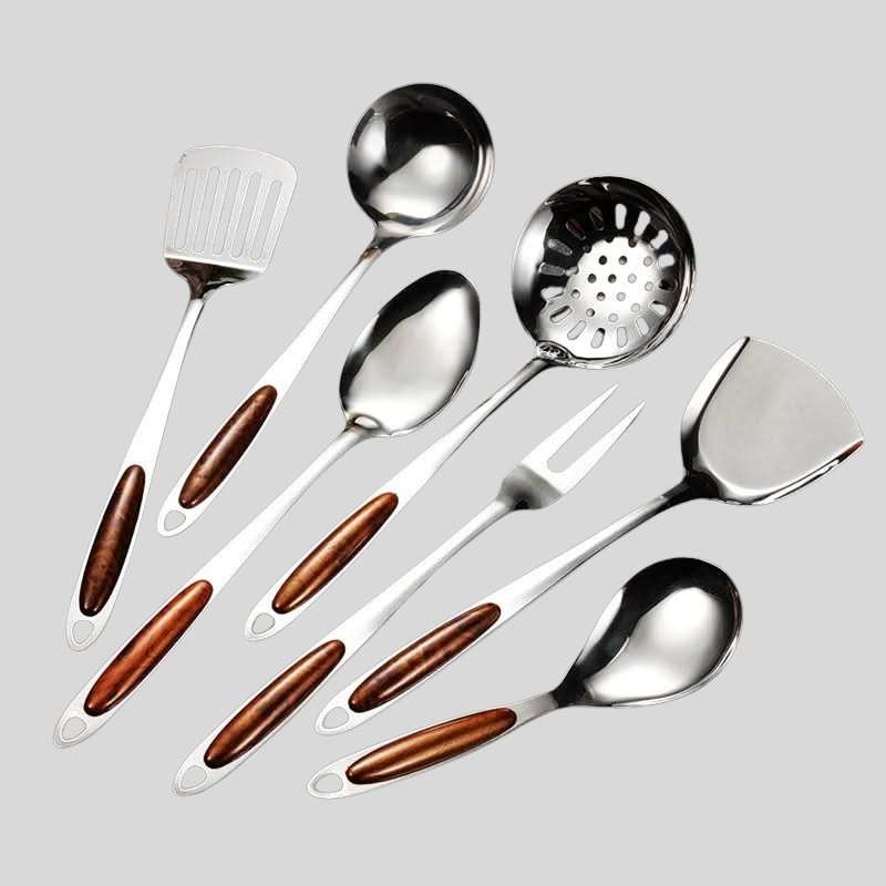 KitchenMaster | Ensemble D'Ustensiles De Cuisine En Acier Inoxydable De Qualité Premium | Valuna