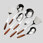 KitchenMaster | Ensemble D'Ustensiles De Cuisine En Acier Inoxydable De Qualité Premium | Valuna