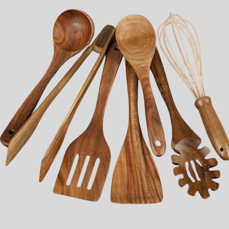 TeakMeister | Ustensiles De Cuisine En Bois De Teck Pour Les Chefs Alliant Style Et Qualité | Valuna