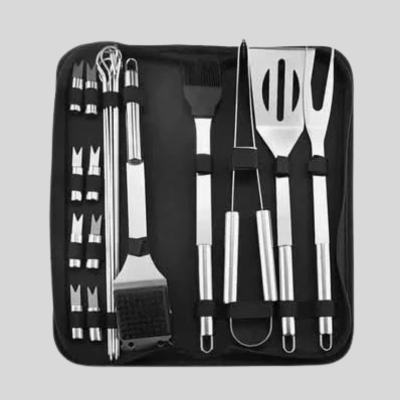 GrillMaster | Ensemble D’Outils BBQ Complet Pour Un Barbecue Stylé | Valuna