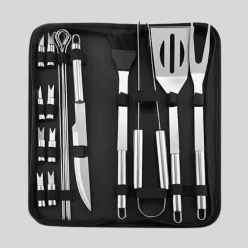 GrillMaster | Ensemble D’Outils BBQ Complet Pour Un Barbecue Stylé | Valuna