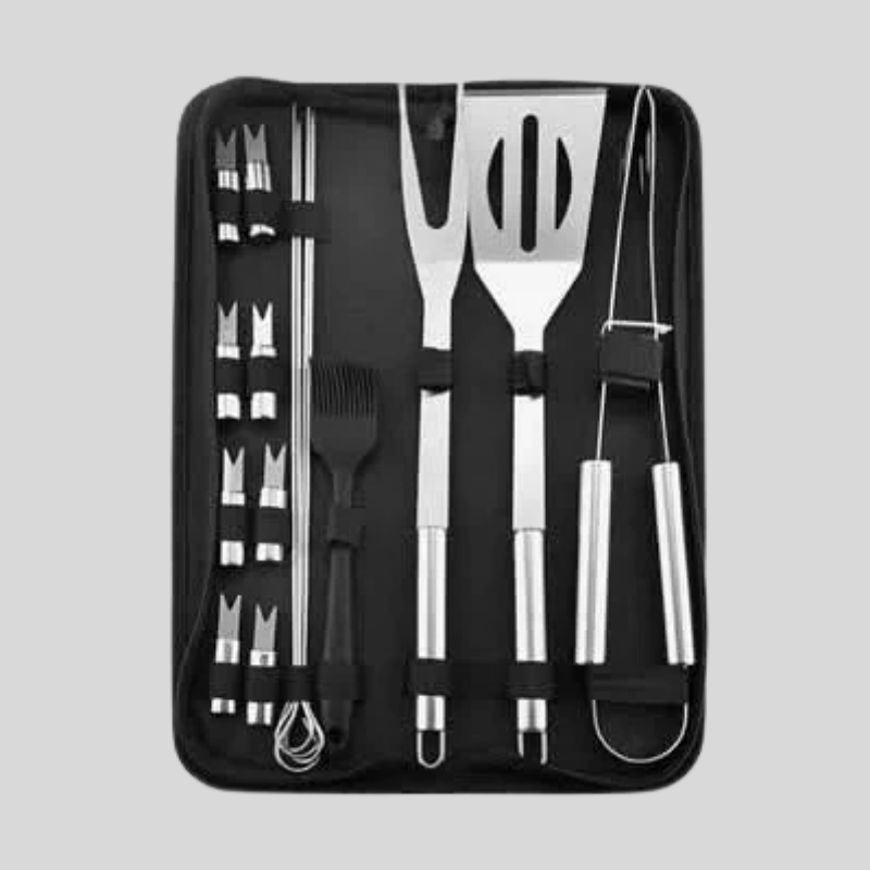 GrillMaster | Ensemble D’Outils BBQ Complet Pour Un Barbecue Stylé | Valuna