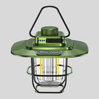 NostalgiaGlow | Lampe De Camping Rétro Rechargeable Avec Lumières Led Dimmables | Valuna