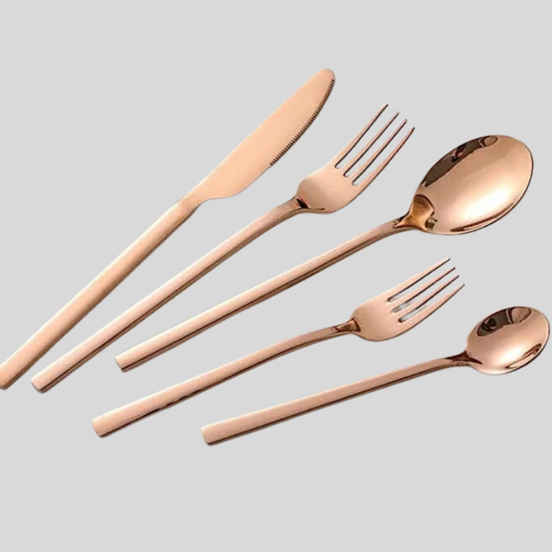 EleganceCut | Ensemble De Couverts En Acier Inoxydable 30 Pièces Pour 6 Personnes | Valuna